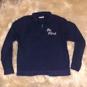 Grayson Threads Medium ‘Be Kind’ half zip sweater